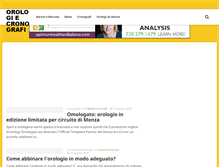 Tablet Screenshot of orologiecronografi.com